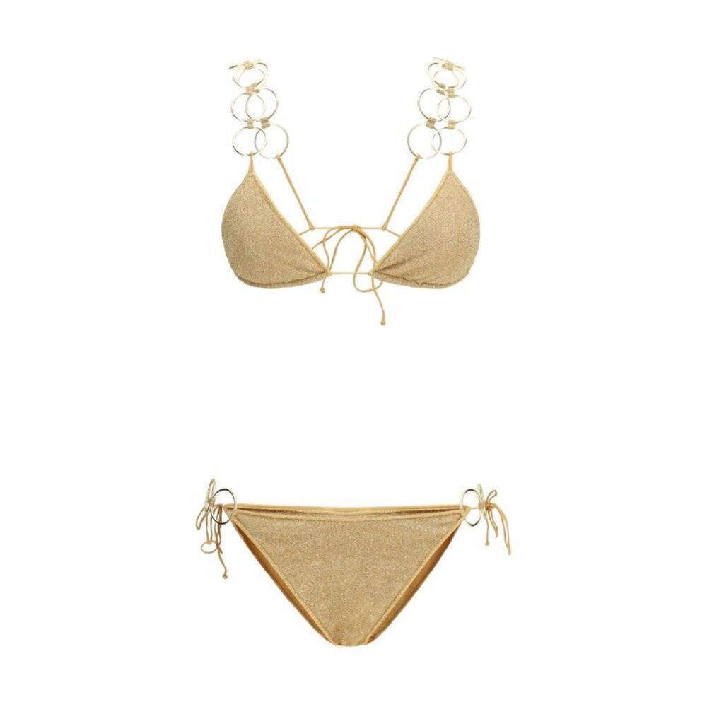 Oséree Gold Polyamide Women's Bikini
